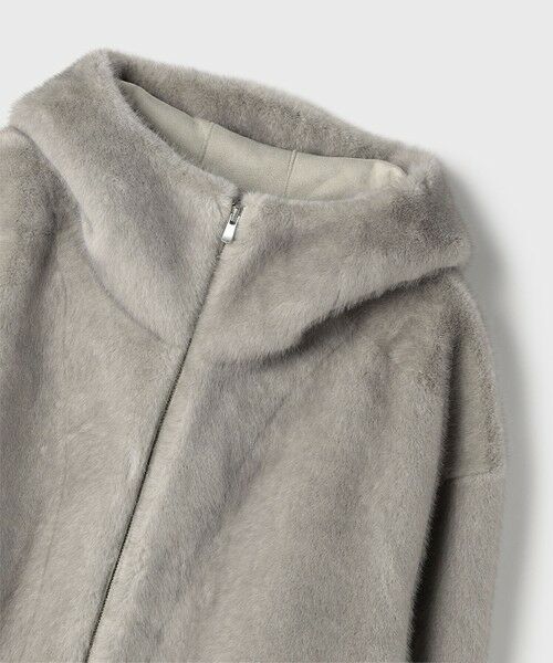 GRACE CONTINENTAL / グレースコンチネンタル その他アウター | フェイクミンクフードジャケット | 詳細28