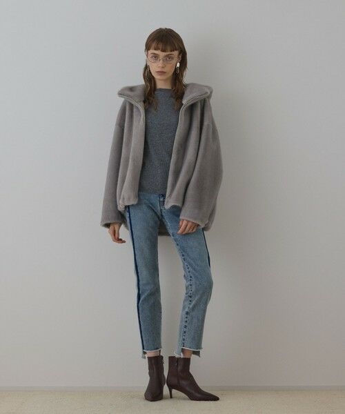 GRACE CONTINENTAL / グレースコンチネンタル デニムパンツ | ラインスリムデニムパンツ | 詳細1