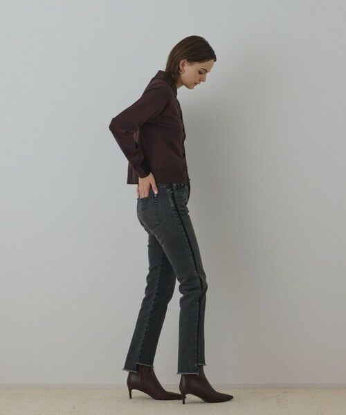GRACE CONTINENTAL / グレースコンチネンタル デニムパンツ | ラインスリムデニムパンツ | 詳細10