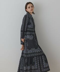 GRACE CONTINENTAL / グレースコンチネンタル ロング・マキシ丈ワンピース | バンダナプリントシャツワンピース