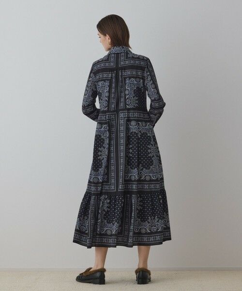 GRACE CONTINENTAL / グレースコンチネンタル ロング・マキシ丈ワンピース | バンダナプリントシャツワンピース | 詳細13