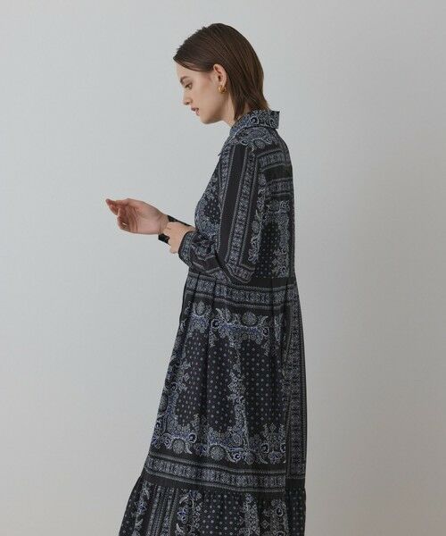 GRACE CONTINENTAL / グレースコンチネンタル ロング・マキシ丈ワンピース | バンダナプリントシャツワンピース | 詳細14