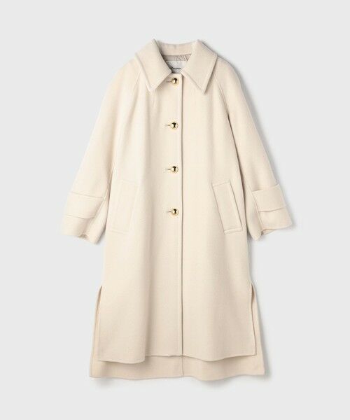GRACE CONTINENTAL / グレースコンチネンタル ステンカラーコート | ウールカシミヤリバーコート | 詳細7