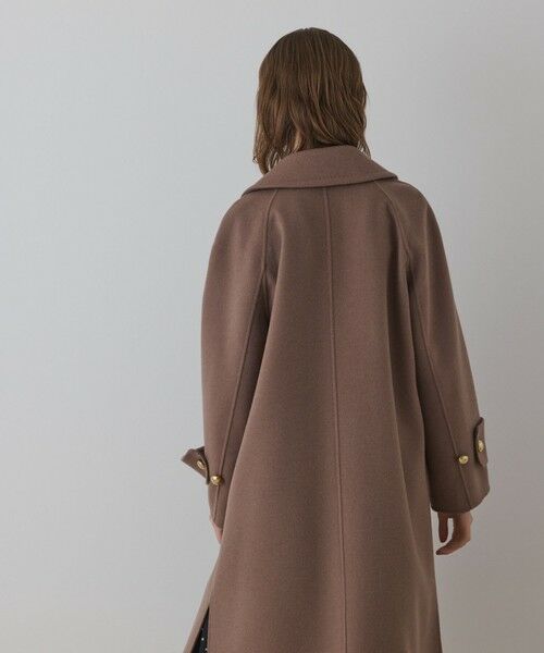 GRACE CONTINENTAL / グレースコンチネンタル ステンカラーコート | ウールカシミヤリバーコート | 詳細13