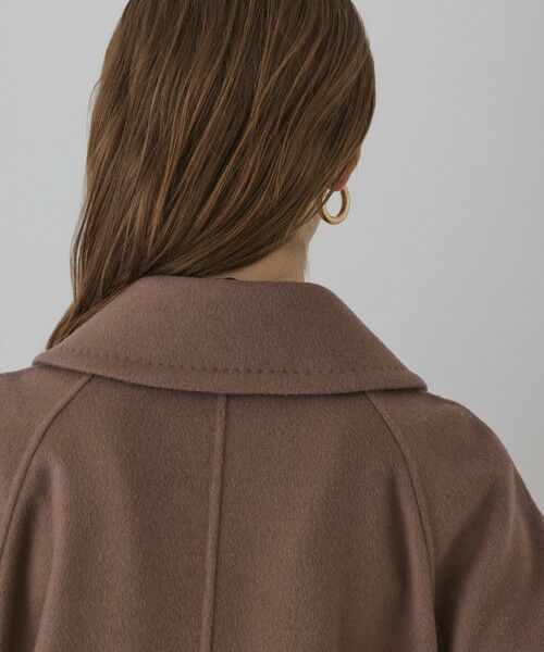 GRACE CONTINENTAL / グレースコンチネンタル ステンカラーコート | ウールカシミヤリバーコート | 詳細20