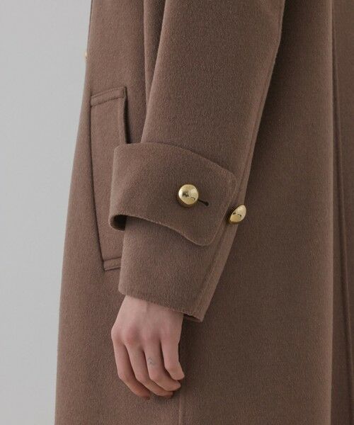 GRACE CONTINENTAL / グレースコンチネンタル ステンカラーコート | ウールカシミヤリバーコート | 詳細21