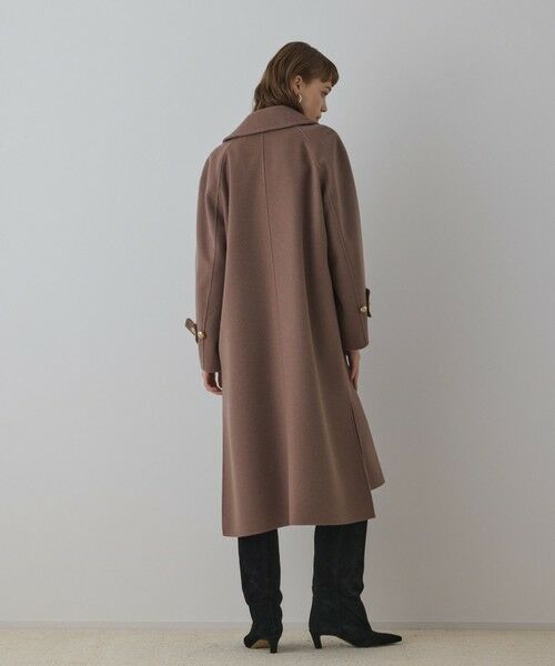 GRACE CONTINENTAL / グレースコンチネンタル ステンカラーコート | ウールカシミヤリバーコート | 詳細10