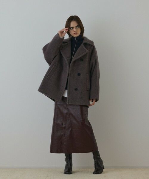GRACE CONTINENTAL / グレースコンチネンタル その他アウター | シャギ−ハ−フコ−ト | 詳細15