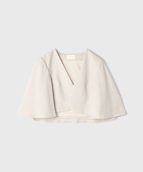 GRACE CONTINENTAL / グレースコンチネンタル カーディガン・ボレロ | ケープボレロ（ベージュ）