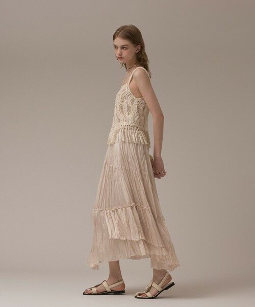 GRACE CONTINENTAL / グレースコンチネンタル ロング・マキシ丈スカート | ワッシャープリーツスカート | 詳細2