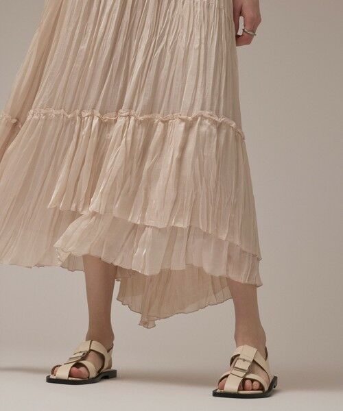 GRACE CONTINENTAL / グレースコンチネンタル ロング・マキシ丈スカート | ワッシャープリーツスカート | 詳細7