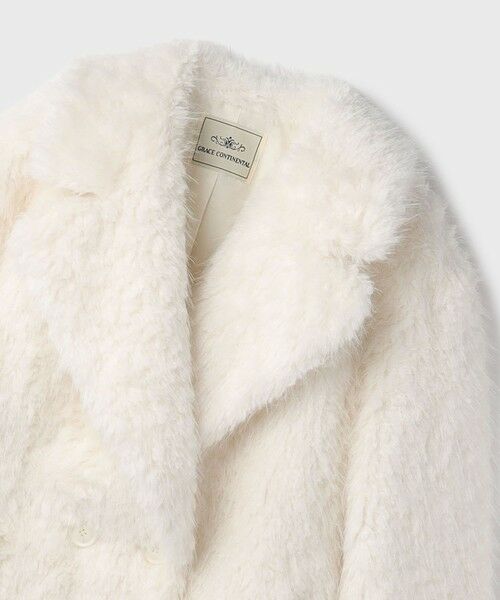 GRACE CONTINENTAL / グレースコンチネンタル ピーコート | フェイクファーPコート | 詳細14