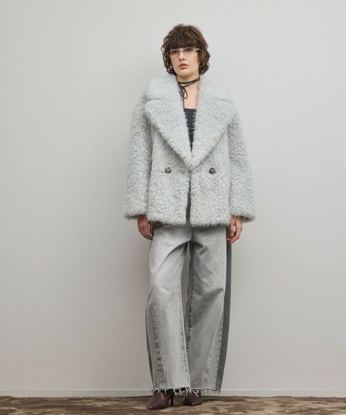 GRACE CONTINENTAL / グレースコンチネンタル ピーコート | フェイクファーPコート | 詳細12