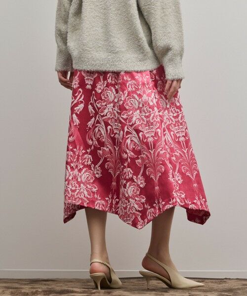 GRACE CONTINENTAL / グレースコンチネンタル ロング・マキシ丈スカート | オーナメントジャガードハンカチヘムスカート | 詳細24