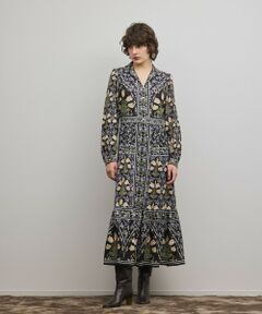 GRACE CONTINENTAL / グレースコンチネンタル ロング・マキシ丈ワンピース | フラワーパターンプリントワンピース