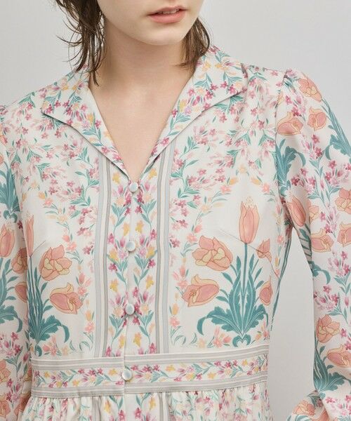 GRACE CONTINENTAL / グレースコンチネンタル ロング・マキシ丈ワンピース | フラワーパターンプリントワンピース | 詳細9