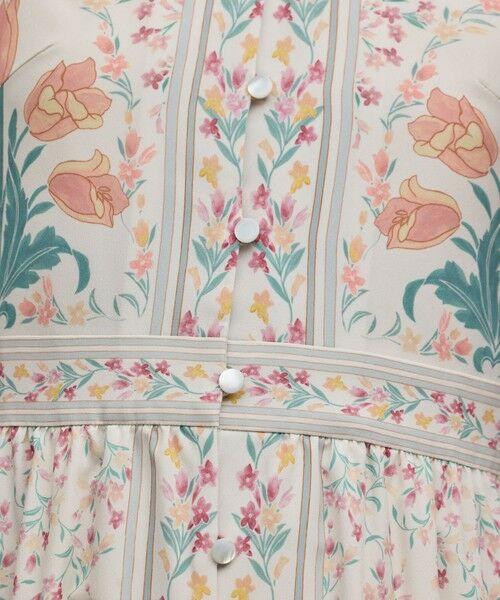 GRACE CONTINENTAL / グレースコンチネンタル ロング・マキシ丈ワンピース | フラワーパターンプリントワンピース | 詳細10