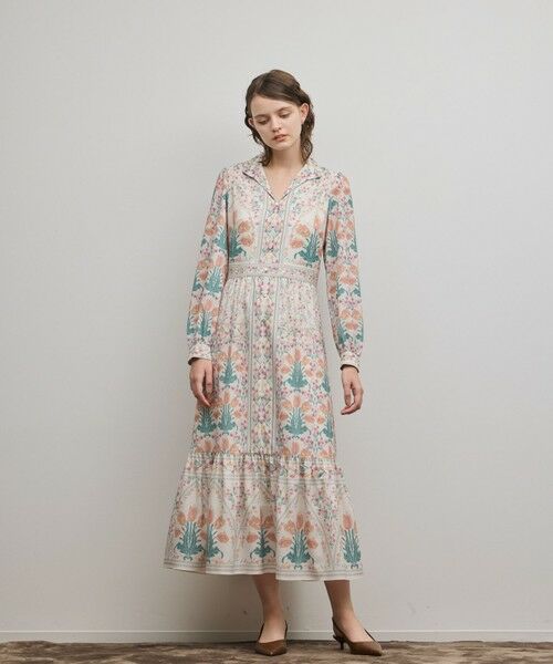 GRACE CONTINENTAL / グレースコンチネンタル ロング・マキシ丈ワンピース | フラワーパターンプリントワンピース | 詳細2