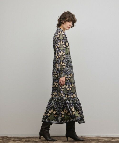 GRACE CONTINENTAL / グレースコンチネンタル ロング・マキシ丈ワンピース | フラワーパターンプリントワンピース | 詳細14