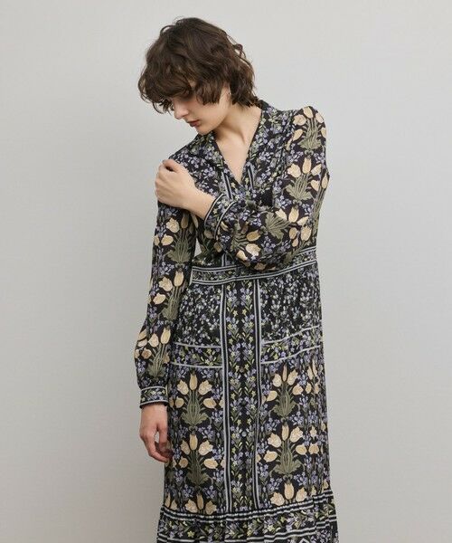 GRACE CONTINENTAL / グレースコンチネンタル ロング・マキシ丈ワンピース | フラワーパターンプリントワンピース | 詳細16