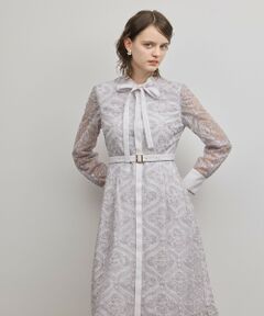 GRACE CONTINENTAL / グレースコンチネンタル ロング・マキシ丈ワンピース | オーナメント刺繍フレアワンピース