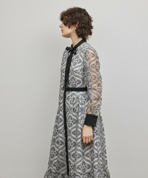 GRACE CONTINENTAL / グレースコンチネンタル ロング・マキシ丈ワンピース | オーナメント刺繍フレアワンピース | 詳細7