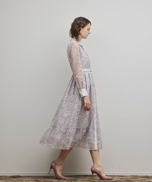 GRACE CONTINENTAL / グレースコンチネンタル ロング・マキシ丈ワンピース | オーナメント刺繍フレアワンピース | 詳細20