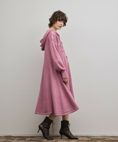 GRACE CONTINENTAL / グレースコンチネンタル ロング・マキシ丈ワンピース | ケミカルレースニットワンピース | 詳細5