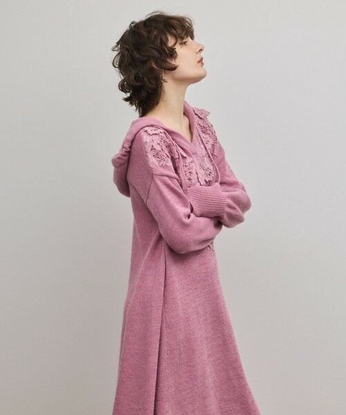 GRACE CONTINENTAL / グレースコンチネンタル ロング・マキシ丈ワンピース | ケミカルレースニットワンピース | 詳細9