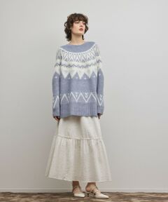 GRACE CONTINENTAL / グレースコンチネンタル ニット・セーター | フェアアイルニットトップ