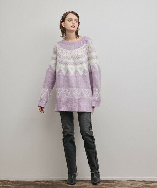 GRACE CONTINENTAL / グレースコンチネンタル ニット・セーター | フェアアイルニットトップ | 詳細1