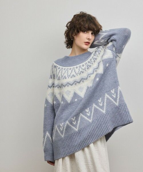 GRACE CONTINENTAL / グレースコンチネンタル ニット・セーター | フェアアイルニットトップ | 詳細12