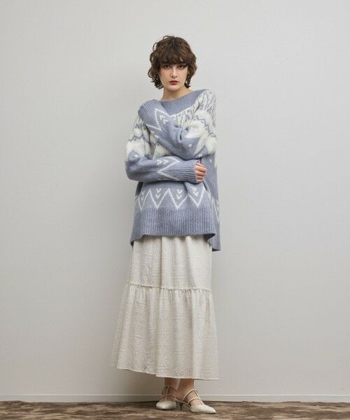 GRACE CONTINENTAL / グレースコンチネンタル ニット・セーター | フェアアイルニットトップ | 詳細5