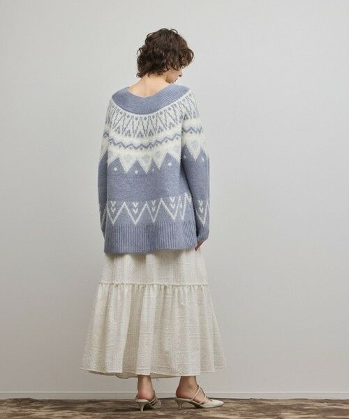 GRACE CONTINENTAL / グレースコンチネンタル ニット・セーター | フェアアイルニットトップ | 詳細7