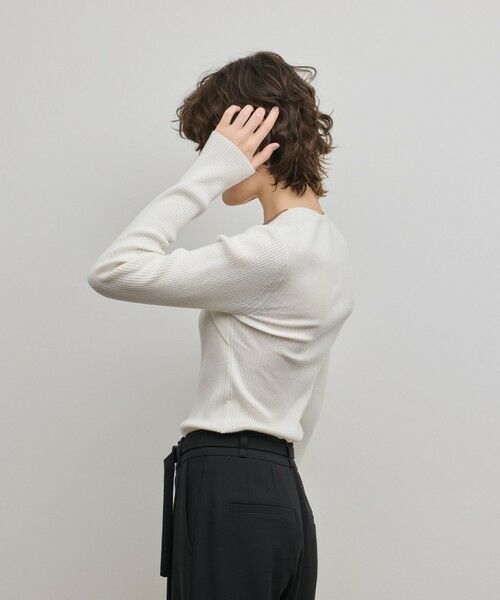 GRACE CONTINENTAL / グレースコンチネンタル ニット・セーター | スクエアリブニットトップ | 詳細5