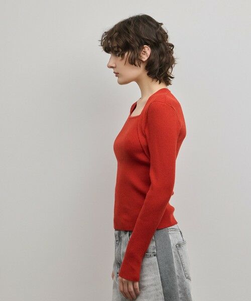 GRACE CONTINENTAL / グレースコンチネンタル ニット・セーター | スクエアリブニットトップ | 詳細12