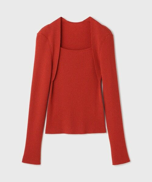 GRACE CONTINENTAL / グレースコンチネンタル ニット・セーター | スクエアリブニットトップ | 詳細17