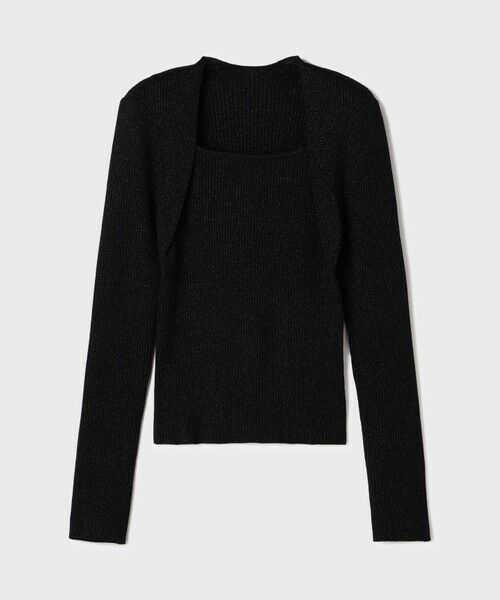 GRACE CONTINENTAL / グレースコンチネンタル ニット・セーター | スクエアリブニットトップ | 詳細25