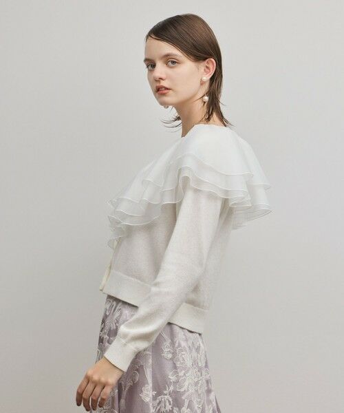 GRACE CONTINENTAL / グレースコンチネンタル カーディガン・ボレロ | フリルニットカーディガン | 詳細3