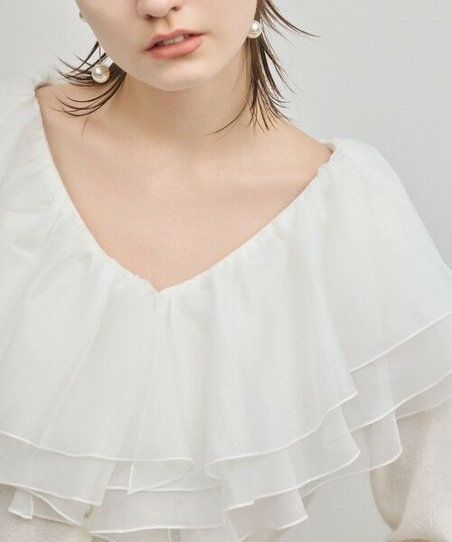 GRACE CONTINENTAL / グレースコンチネンタル カーディガン・ボレロ | フリルニットカーディガン | 詳細5