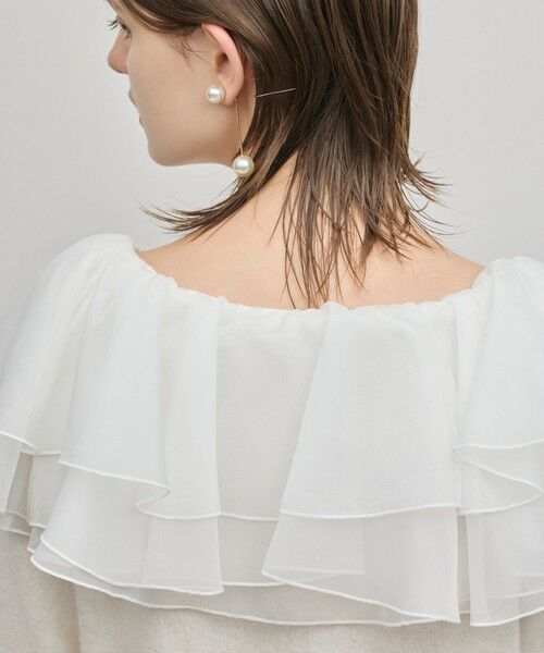 GRACE CONTINENTAL / グレースコンチネンタル カーディガン・ボレロ | フリルニットカーディガン | 詳細9