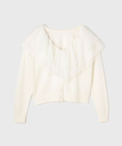 GRACE CONTINENTAL / グレースコンチネンタル カーディガン・ボレロ | フリルニットカーディガン | 詳細10