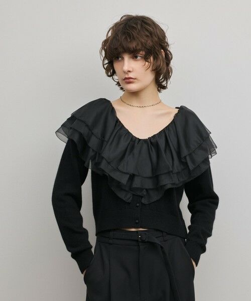 GRACE CONTINENTAL / グレースコンチネンタル カーディガン・ボレロ | フリルニットカーディガン | 詳細12