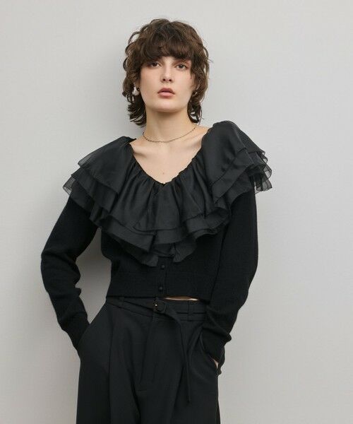 GRACE CONTINENTAL / グレースコンチネンタル カーディガン・ボレロ | フリルニットカーディガン | 詳細15