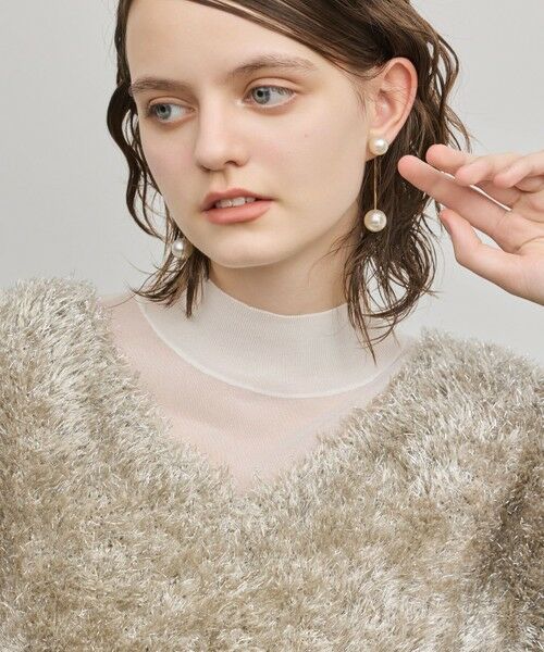 GRACE CONTINENTAL / グレースコンチネンタル ベスト | ラメフェザーベスト | 詳細6