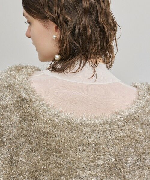 GRACE CONTINENTAL / グレースコンチネンタル ベスト | ラメフェザーベスト | 詳細8