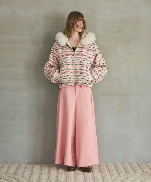 GRACE CONTINENTAL / グレースコンチネンタル ブルゾン | ツイードコンビショートブルゾン | 詳細6