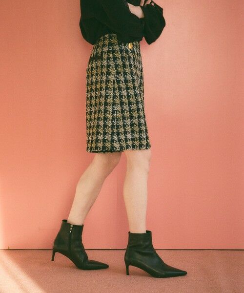 GRACE CONTINENTAL / グレースコンチネンタル その他パンツ | シャイニーツイードハーフパンツ | 詳細3