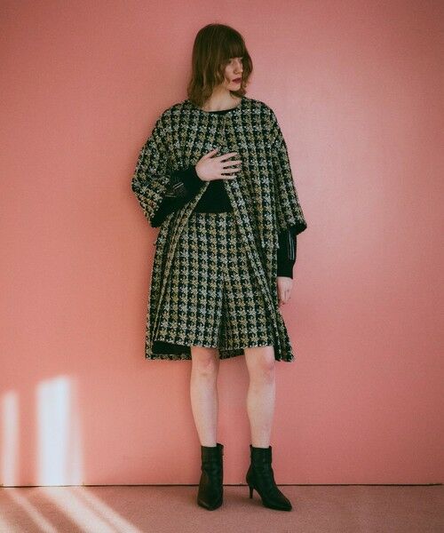 GRACE CONTINENTAL / グレースコンチネンタル その他パンツ | シャイニーツイードハーフパンツ | 詳細7