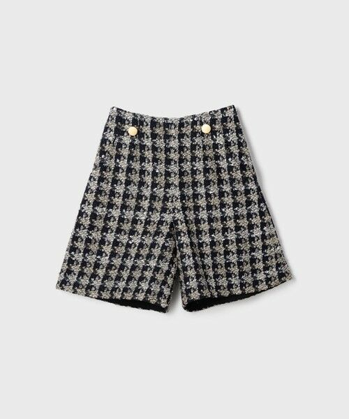 GRACE CONTINENTAL / グレースコンチネンタル その他パンツ | シャイニーツイードハーフパンツ | 詳細8